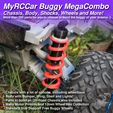 MRCC_Buggy-MegaCOMBO_11.jpg MyRCCar OBTS Buggy Mega COMBO, including Chassis, Body, Shocks, Wheels, HEX, and Motor Pinions