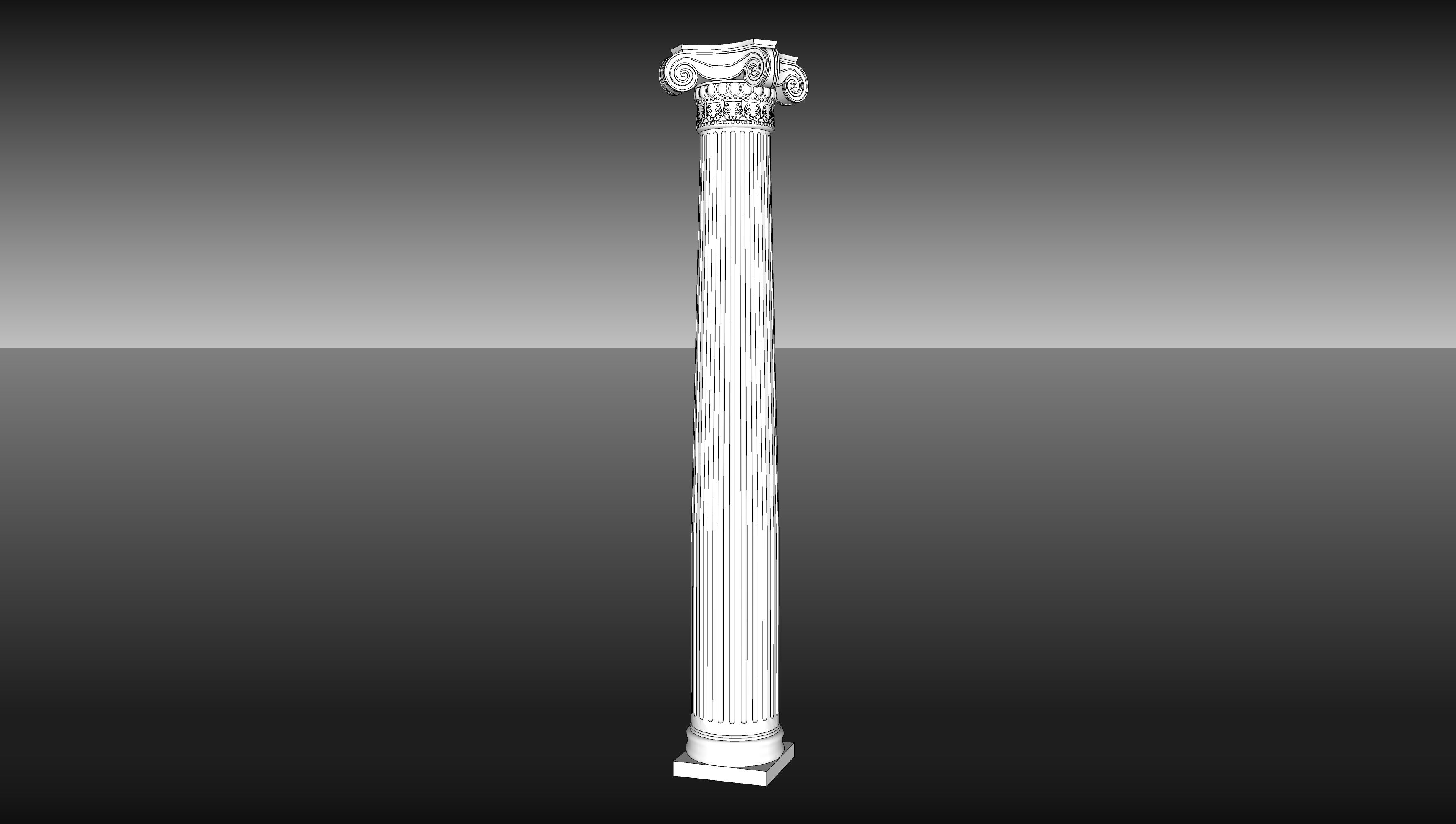 Archivo STL Columna Clásica 002・Design Para Impresora 3D Para Descargar ...