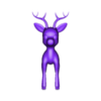 deer.stl Deer cartoony - toy for kids