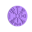 Vegvisir v1.obj Штамп с символом ВИКИНГА