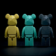 Untitled_Viewport_044.png Bearbrick Articulated Low poly faceted Articulated