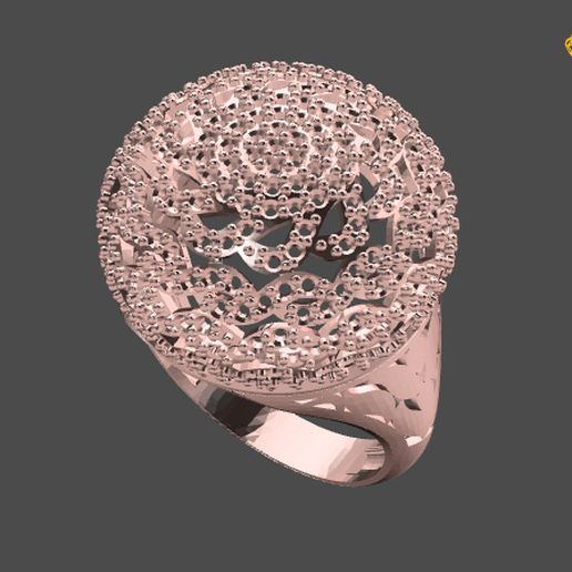 Gents Ring - STL READY 3D model