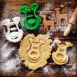 Rudolph_the_Reindeer_Cookie_Cutter_2.jpg Free STL file Rudolph the Reindeer Cookie Cutter・3D printable object to download