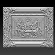 015.jpg CNC 3d Relief Model STL for Router 3 axis - The Last Supper