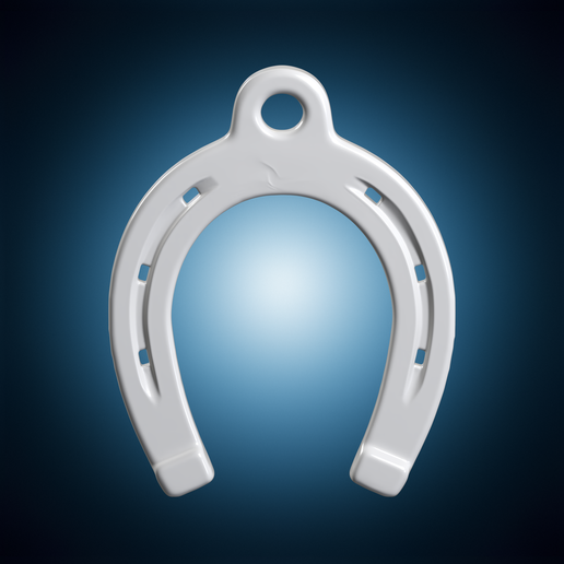 Sturdy Horseshoe 3D Print Model Decorative Piece