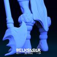 13.jpg Barbarian Girl 3D print model