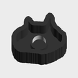 180.png silly dog knob for your 3d printer