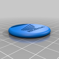 c9920431b5c25fffeac5a45ba3f444d3.png Free STL file small simple honda keyring・Template to download and 3D print