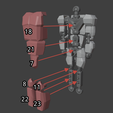 ArmorLabeled3.png MODULYR - Modular Poseable Action Figure
