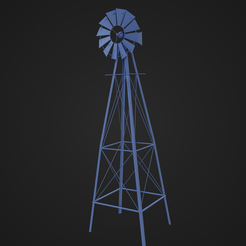 Windmill_1.png Файл STL Реквизиты ветряной мельницы・Модель 3D-принтера для загрузки