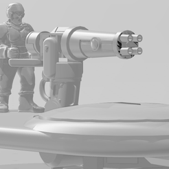 Heavy Weapons platform Drone and Operator.png Fish People Auxiliaries Heavy Weapons Team