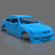 untitled.1362.png Archivo STL BMW M3 E46 -- CARROCERIA -- ESCALA 1/24・Plan para descargar y imprimir en 3D