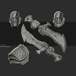GodOfWar_Kit_01s.png Archivo 3D gratuito Kit de mejora God of War・Design para impresora 3D para descargar