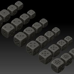 1fg.jpg 3D-Datei Elfen Würfel Set.・Modell zum Herunterladen und 3D-Drucken