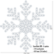 Snowflake-RM-8-spokes-176-seed-pixel.png Flocon de neige 24" pour Seed Pixels & 12mm Bullet WS2811 - xLights xModel - 180mm/220mm Printer