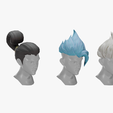 11.png 20 STYLIZED MALE HAIR MODELS PACK 7