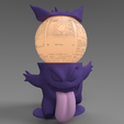 Gengar.png Gengar/Alpollo/Nebulak Pokemon E27 lamp Lithophane