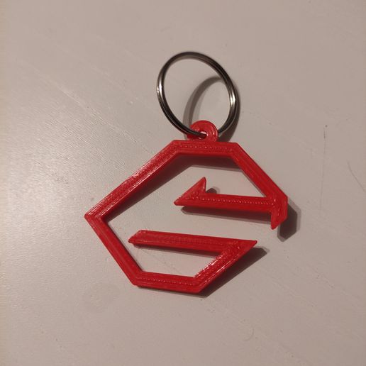 Free STL file Garuda Linux keychain・Object to download and to 3D print
