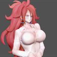 16.jpg ANDROID 21 SEXY STATUE OFFICE GIRL DRAGONBALL ANIME CHARACTER GIRL 3D print model