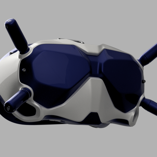 🥽 FPV DJI goggles V2・ OBJ File for 3D printing・Cults
