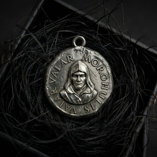 Faceless Wanderer Coin Pendant