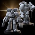 Assault-Marine-presentation-02.jpg 3D file First Line Attack Troopers - Truescale・Model to download and 3D print