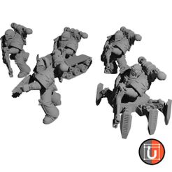 Heavies_4.jpg Download free STL file Evil Space Soldiers Heavy Support • 3D printer model, Udos3DWorld