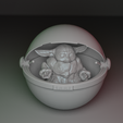 yodanaweb1.png Baby Yoda with a double openable ball