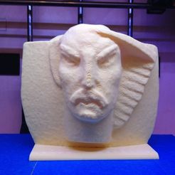 HBA_maleStoneFace1_display_large.jpg Free STL file Henry Bowen Anthony Fountain - Male Stone Face 1・3D printable design to download