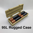 tan-title-2.png 1/10 RC Scale 95L Rugged Case - Holds 4 AA Batteries - Axial, Traxxas, Vanquish