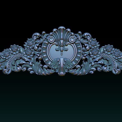 🪵 Ornamental Floral Bas-Relief STL・ 3D File for 3D printing and CNC ...