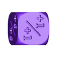 DiceCounter+.stl Dice for +1/+1 Counter
