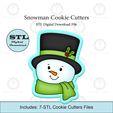 Etsy-Listing-Template-STL.png Snowman Cookie Cutter | STL File