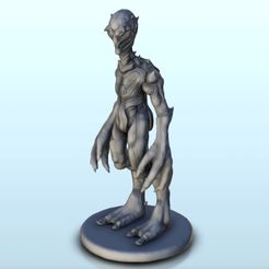 1.jpg STL file Alien with big hands and feets 2 - Sci-Fi Science-Fiction 40k 30k・3D printing model to download, Hartolia-Miniatures