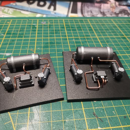 🚗 Diorama air ride system in 1/18 scale・ STL File for 3D printing・Cults