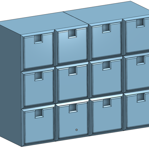 Tetris Storage Unit 3D model