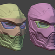 111.png STL file Cyber Ninja - cosplay sci-fi mask - digital stl file for 3D-printing・3D print design to download