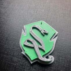328252150_577771874204834_6623988999442996170_n.jpg Файл STL ГРЕБЕНЬ ГАРРИ ПОТТЕРА, ДОМ СЛИЗЕРИН・Модель для печати в 3D скачать
