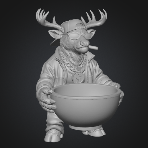 Deer Gangster Candy Bowl