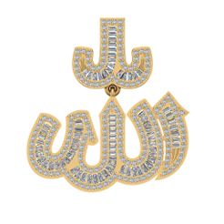 01.jpg STL file Arabic word Allah pendant・Template to download and 3D print