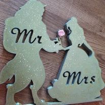 348358831_1265779750703852_6433860881555226828_n.jpg Archivo STL Beauty and The Beast Centerpiece/ Tea light /Cake topper/ Wall art/ Birthday decoration #belle and the beast silhouette/ Disney inspred wedding・Diseño de impresora 3D para descargar