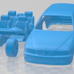 BMW-5-Series-Touring-1999-Partes-1.jpg 3D file BMW 5 Series Touring 1999 Printable Car・3D printable model to download
