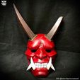 247722189_10226953718728024_5412708476619461116_n.jpg Aragami 2 Mask - Oni Devil Mask - Halloween Cosplay
