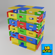 IMAGE_JIRAFA_04.png Building Bloks Cube Stackable Cube Blocks, Stackable Building Blocks Cube