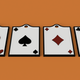 Untitled_2022-Dec-14_05-25-51PM-000_CustomizedView30995316064.png Playing cards Symbols  / signs KEYCHAIN 3D print model