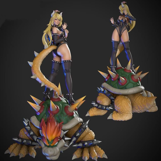 EllaArt_Bowsette_V2 3D model
