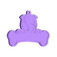 Shar pei.stl STL file Set x24 Dog tags ( work from home)・Model to download and 3D print