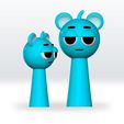 0.jpg Sky Sprunki STL, 3mf, Obj, 3D Model Split file Character Fanart