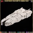 Spaceship-3dprinting-3dprints-miniature-minis-diorama-3dprint-bundle-pack-props-banner-10.jpg 20 Different Spaceship STL Diorama - Minature Collection Pack-Bundle