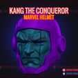 Kang_the_Conqueror_Helmet_3d_print_model_01.jpg Kang the Conqueror Helmet - Marvel Comics Cosplay